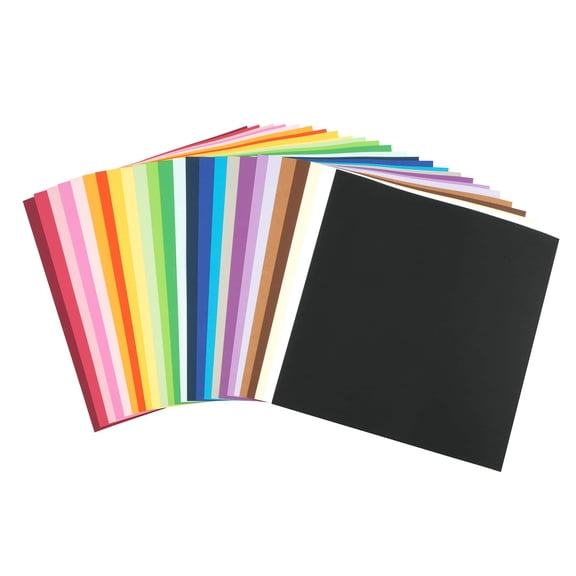 12" x 12" Essentials Cardstock Paper Pack by Recollections Acid and Lignin Free Paper for Scrapbooks - Arts & Crafts - 12 Pack