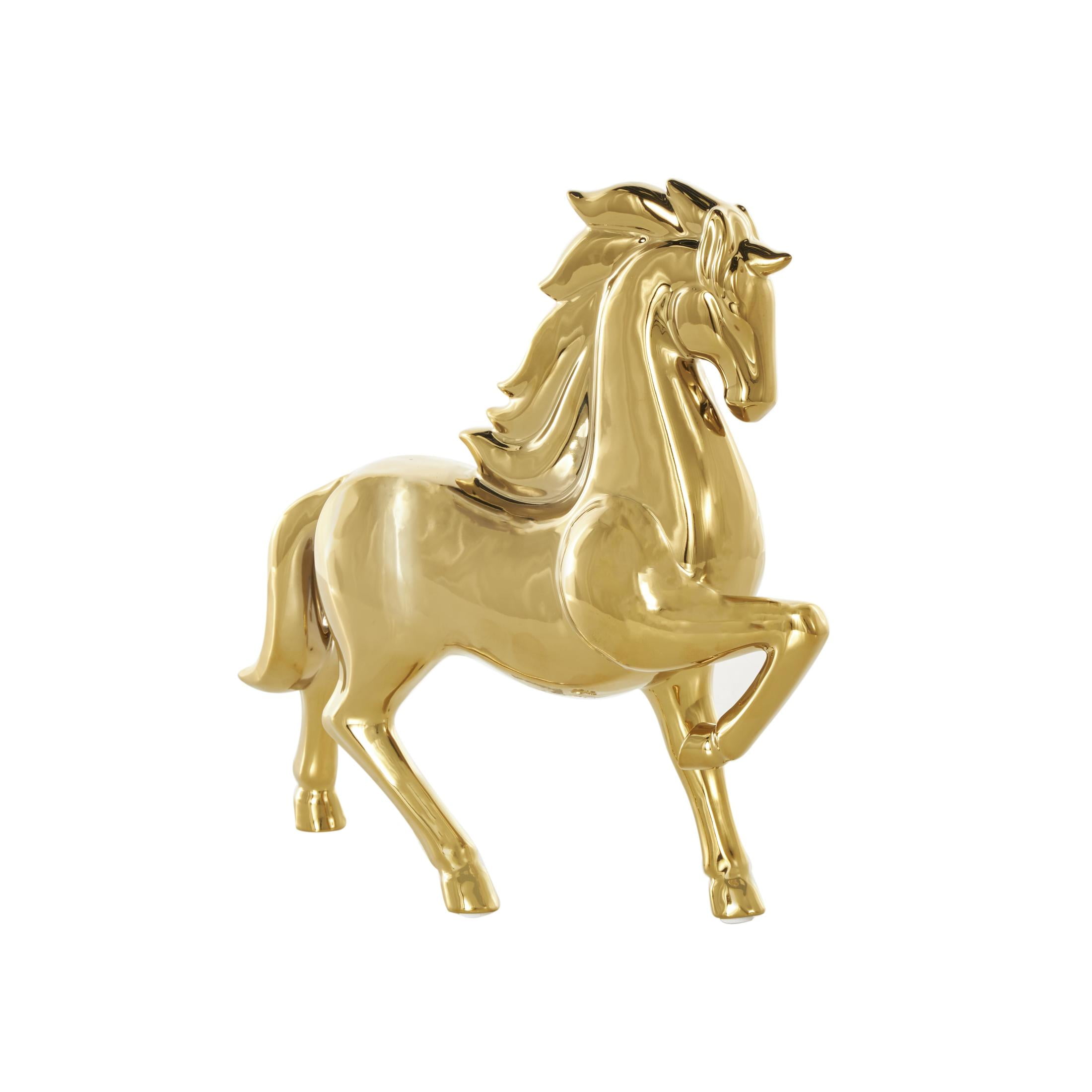12-x-12-Gold-Ceramic-Prancing-