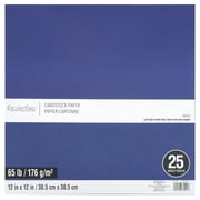 12" x 12" Indigo Cardstock Paper by Recollections - Acid and Lignin Free Paper for Scrapbooks - Arts & Crafts - 25 Sheets