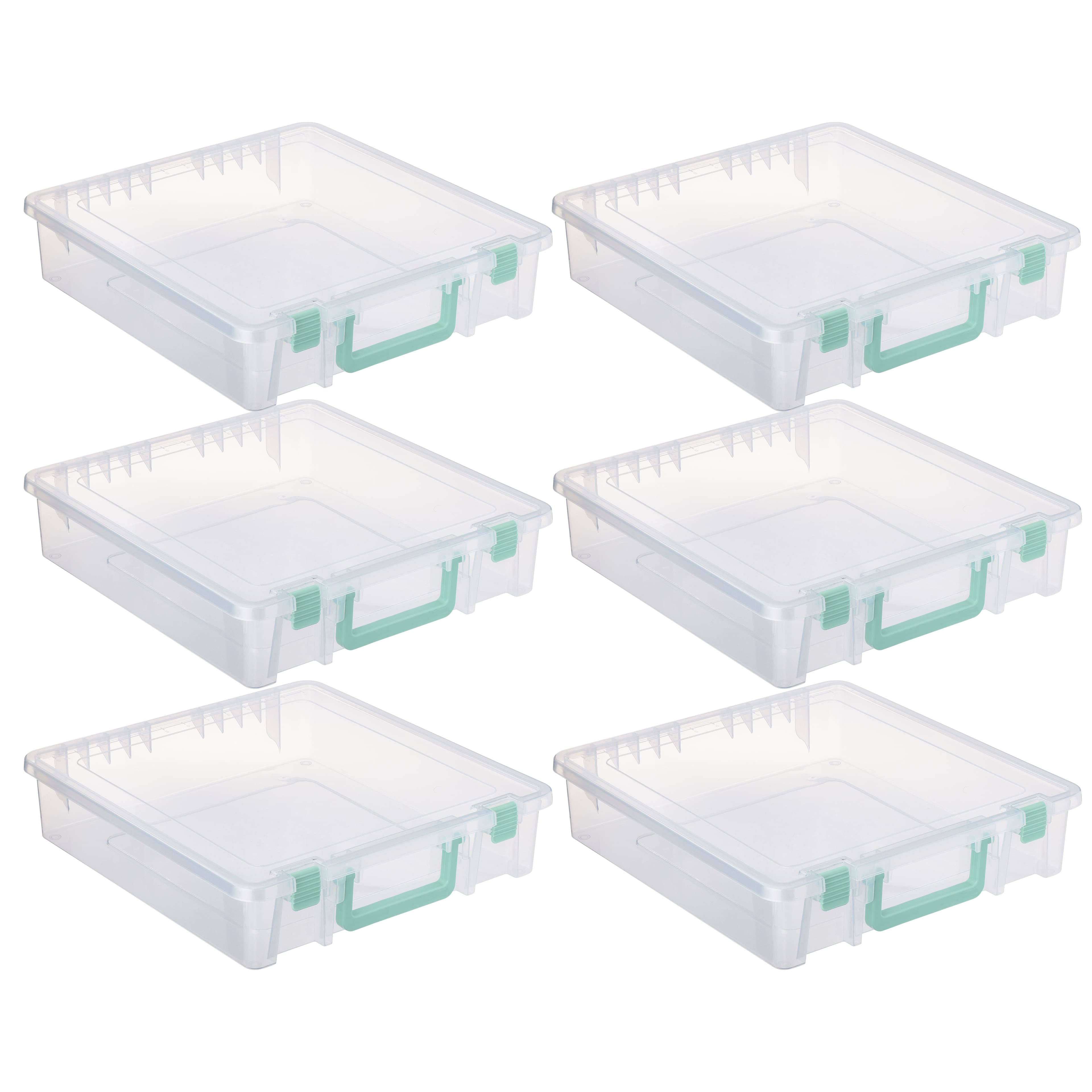 12” x 12” Plastic Scrapbook Storage Case by Simply Tidy Portable Case