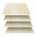 thumbnail image 1 of 12" x 12" Plywood Board 1/2 Thick, 4 Pack Plywood Squares, Baltic Birch Plywood for Laser Projects, Arts and Crafts, DIY, 1 of 7