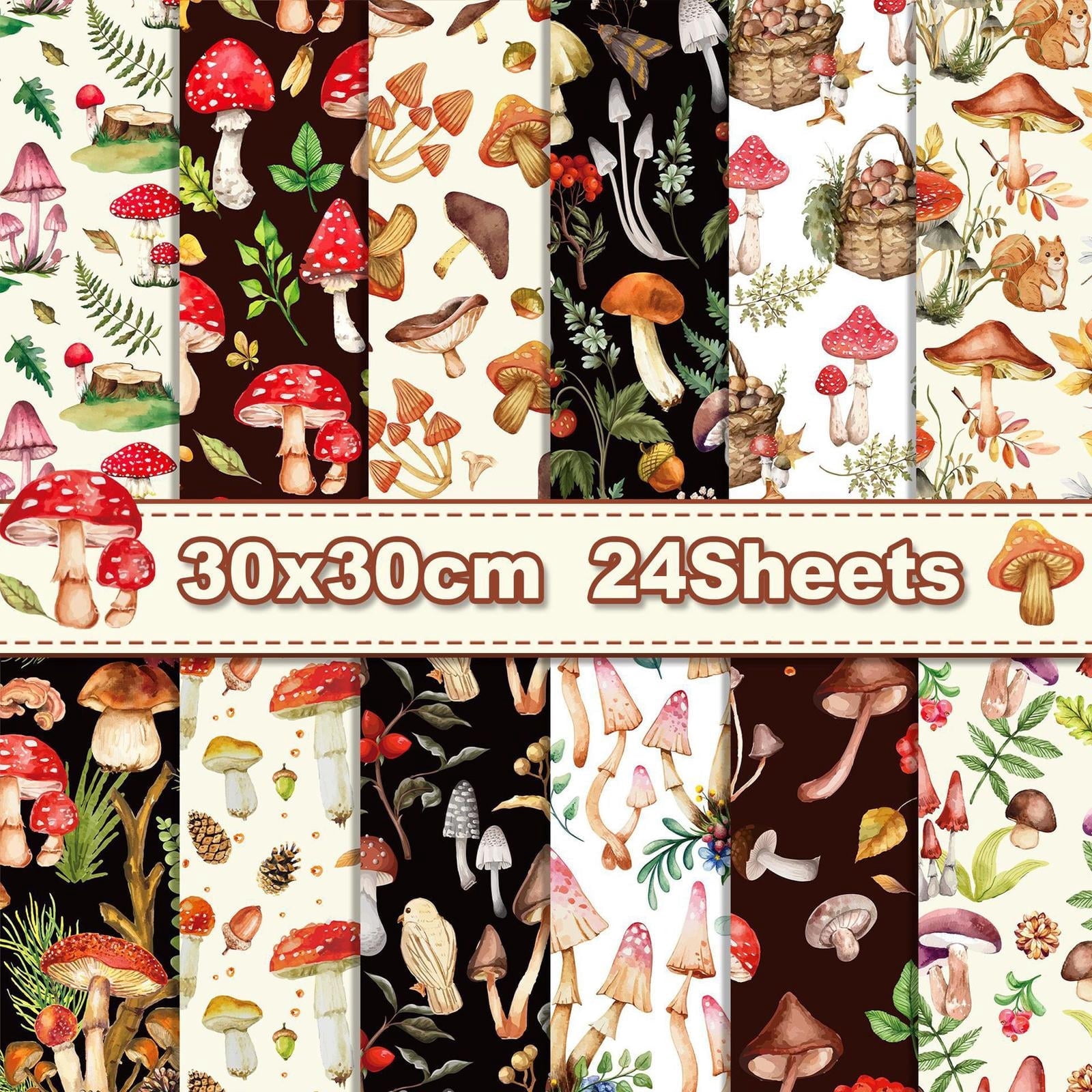 12'' x 12'' Scrapbook Paper, 24 Sheets Double Sided Printing Decorative ...