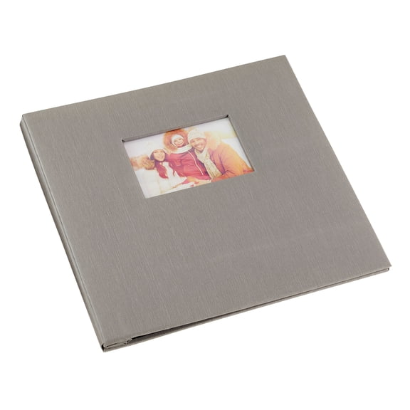 Recollections 12" x 12" Silver Shimmer Scrapbook Album