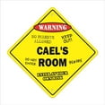 thumbnail image 1 of 12 x 12 in. Crossing Zone Xing Room Sign - Caels, 1 of 1