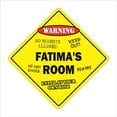 thumbnail image 1 of 12 x 12 in. Crossing Zone Xing Room Sign - Fatimas, 1 of 1