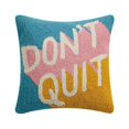 thumbnail image 1 of 12 x 12 in. Dont Quit Hook Pillow, 1 of 1