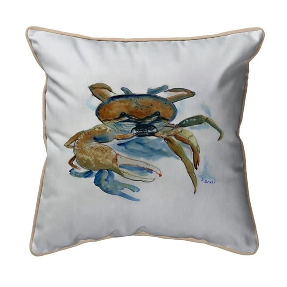12 x 12 in. Fiddler Crab Small Indoor & Outdoor Pillow