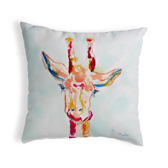 12 x 12 in. Giraffe Small No-Cord Pillow