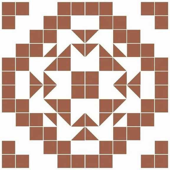 12 x 12 in. Matias Terracotta Peel & Stick Floor Tiles