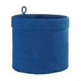thumbnail image 1 of 12 x 12 in. Mode Crochet Round Basket, Cobalt Blue, 1 of 1