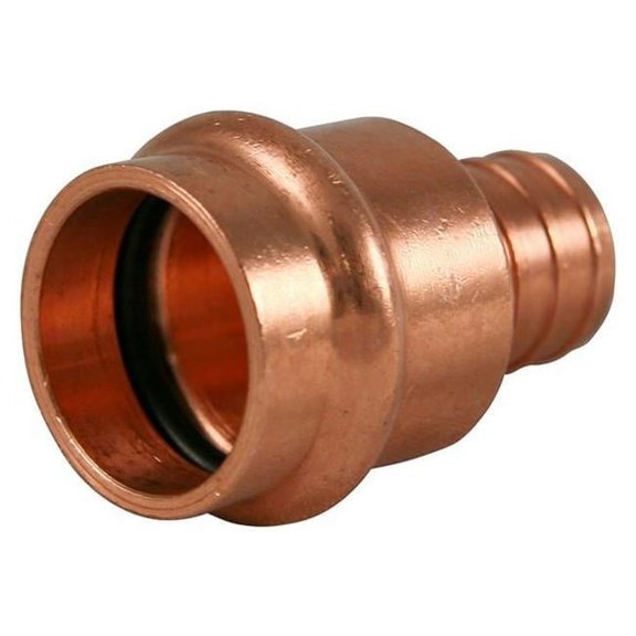 12 x 12 in. PEX x P Adapter - Wrot Copper