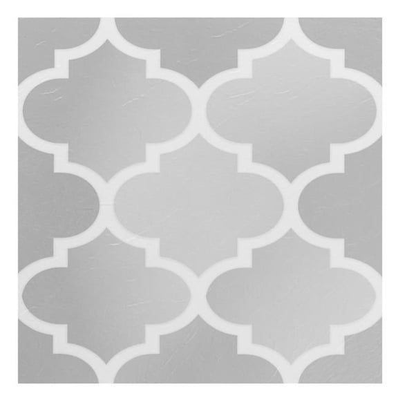 12 x 12 in. Retro Adhesive Vinyl Floor Tile, Arabesque - 20 Tiles - 20 sq. ft.