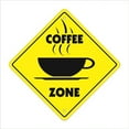 thumbnail image 1 of 12 x 12 in. Zone Xing Crossing Sign - Coffee, 1 of 1