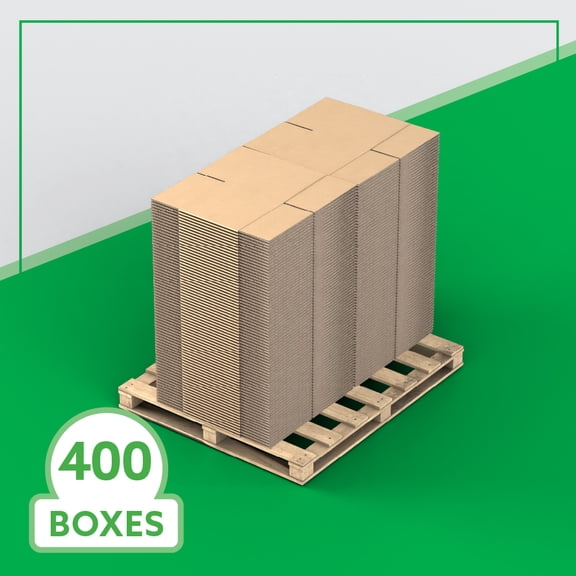 12" x 12" x 12" Bulk Boxes for Shipping, Mailing, Packing, Packaging and Storage, 400-CT Pallet