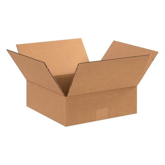 12 x 12 x 4 Inches Shipping Boxes, 25-Count (BS121204)