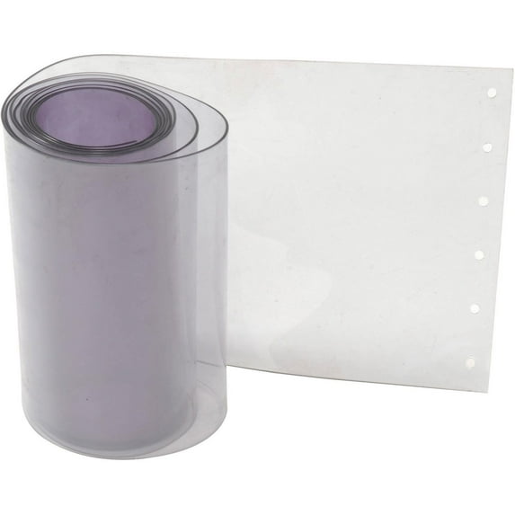 12" x 13' Standard Clear Strip for Strip Curtain Doors, Lot of 4