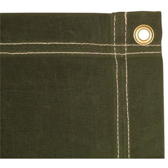 12 x 14 ft. Canvas Tarp - Olive Drab