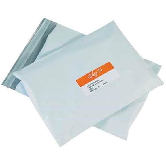 12 x 15.5 in. White 2.5 Mil Polyethylene Mailers Case