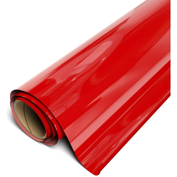 12" x 150ft ROLL - SISER EASYWEED HTV - IRON ON HEAT TRANSFER VINYL (Red)