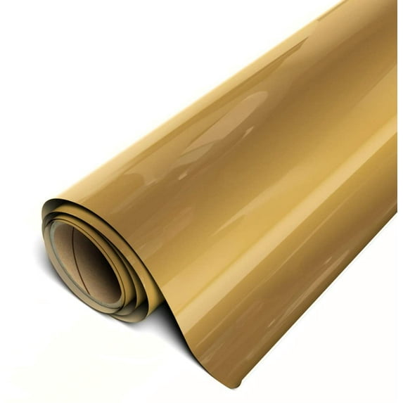 Siser Stretch Easyweed HTV Iron On Heat Transfer Vinyl 11.8" x 15ft (5yd) Roll - Gold