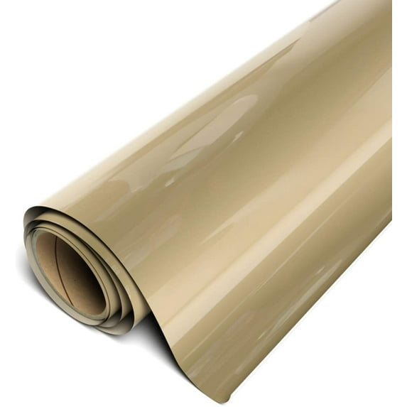 12" x 15ft ROLL - SISER EASYWEED HTV - IRON ON HEAT TRANSFER VINYL (Vegas Gold)