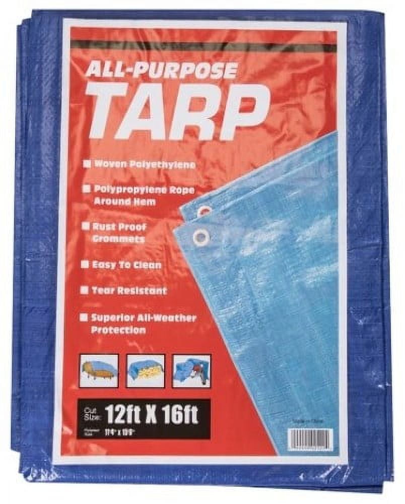 12' x 16' All-Purpose Weather Resistant Tarp - Walmart.com