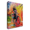 thumbnail image 1 of 12" x 16" Cycle Soaring by AbcArtAttack - Wall Art Print on Canvas Fabric White, 1 of 3