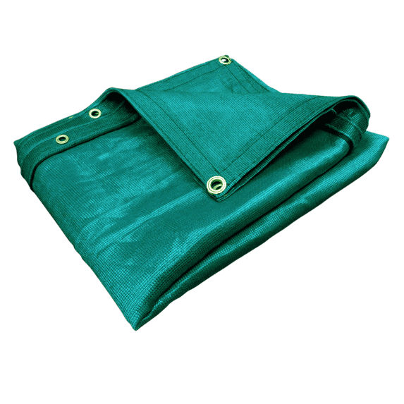 12' x 16' (Green) Heavy Duty Mesh Tarp Net Sail Sun Shade Awning and Fence Screen Patio and Canopy Cover