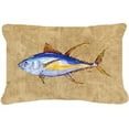 thumbnail image 1 of 12 x 16 In. Tuna Fish Indoor & Outdoor Fabric Decorative Pillow, 1 of 1