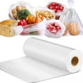 thumbnail image 1 of 12" x 16" Plastic Produce Bags Roll, Fresh-Keeping Disposable Food Bags, Clear Plastic Bags for Food, Bread, Refrigerator Storage, Kitchen, Supermarket, Pack of 7000 Storage Bags (20 rolls), 1 of 6