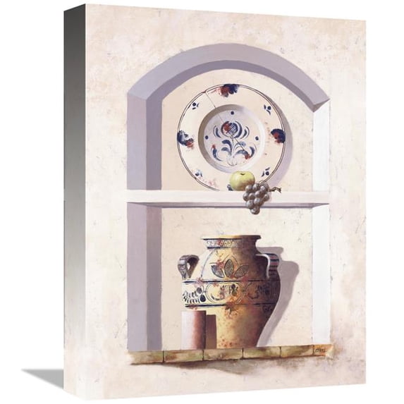 12 x 16 in. Alcove Heirlooms II Art Print - Coral