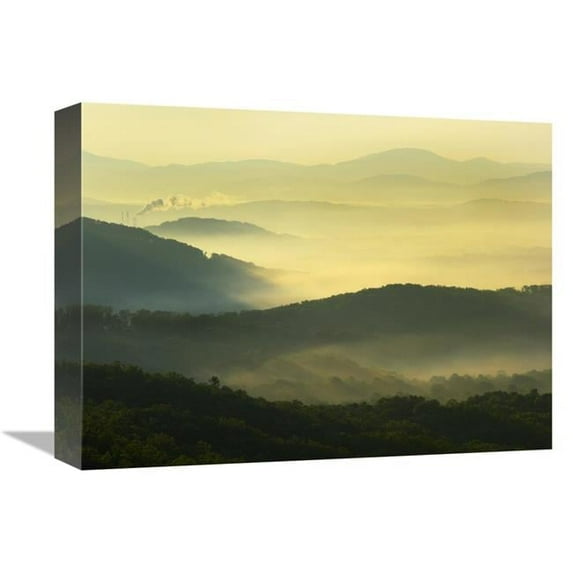 12 x 16 in. Appalachian Mountains From Doughton Park, Blue Ridge Parkway, North Carolina Art Print - Tim Fitzharris