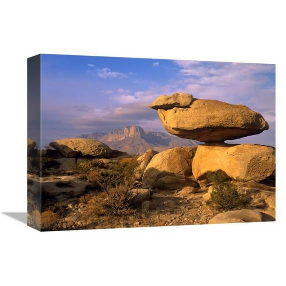 12 x 16 in. Balanced Rocks, Guadalupe Mountain National Park, Texas Art Print - Tim Fitzharris