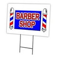 thumbnail image 1 of 12 x 16 in. Barber Shop Yard Sign & Stake, 1 of 1