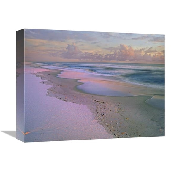 12 x 16 in. Beach at Sunrise, Gulf Islands National Seashore, Florida Art Print - Tim Fitzharris