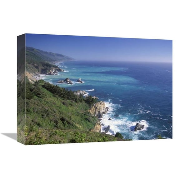 12 x 16 in. Big Sur Coast From Near Grimes Point, California Art Print - Tim Fitzharris