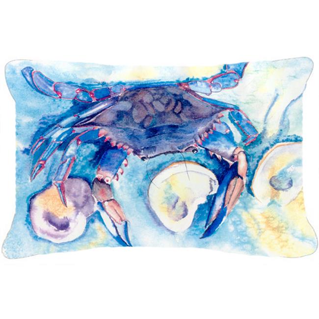 12 x 16 in. Crab Indoor & Outdoor Fabric Decorative Pillow