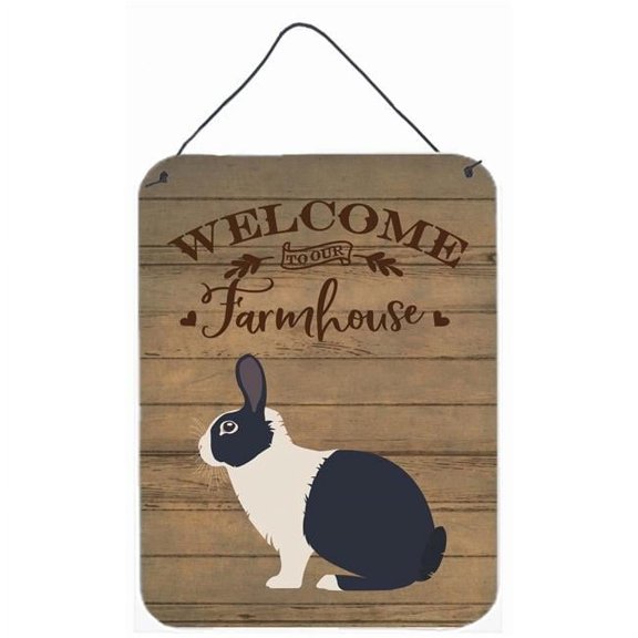 12 x 16 in. Dutch Rabbit Welcome Wall or Door Hanging Prints
