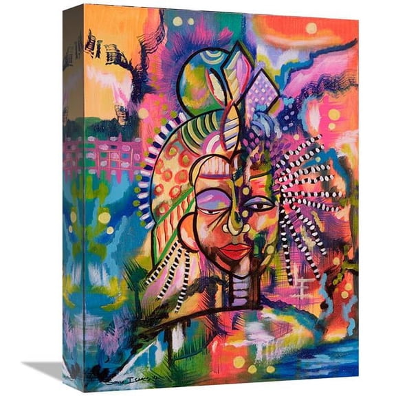 12 x 16 in. Exhausted African Rasta Art Print - Sonia Isaac