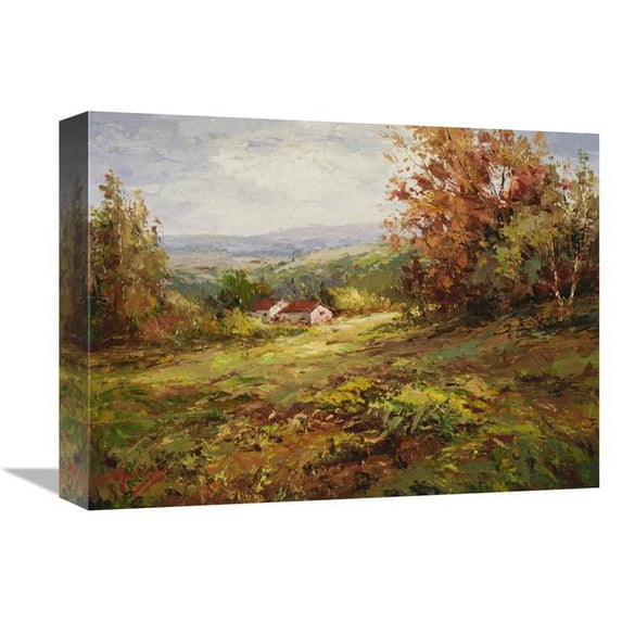 12 x 16 in. Italian Country Home Art Print - Hulsey