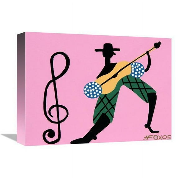 12 x 16 in. Junka Guitar Art Print - Ulrick Fox