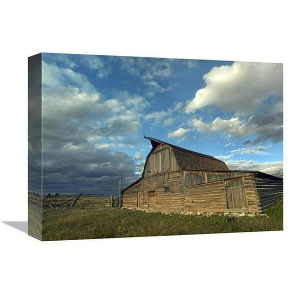 12 x 16 in. Mormon Row Barn, Grand Teton National Park, Wyoming Art Print - Tim Fitzharris