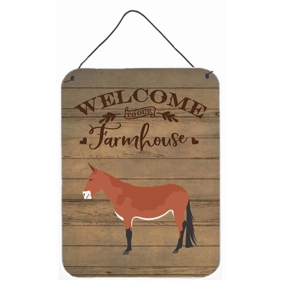 12 x 16 in. Mule Welcome Wall or Door Hanging Prints