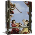 thumbnail image 1 of 12 x 16 in. Musical Group on a Balcony Art Print - Gerrit van Honthorst, 1 of 1