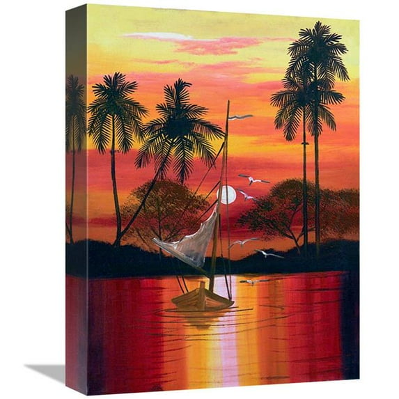 12 x 16 in. Ragged Island Slope Art Print - Felix Aloarez