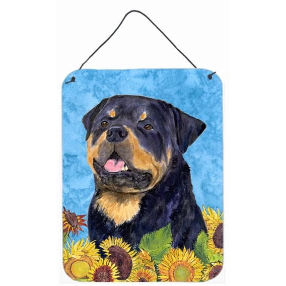 12 x 16 in. Rottweiler Aluminum Metal Wall & Door Hanging Prints
