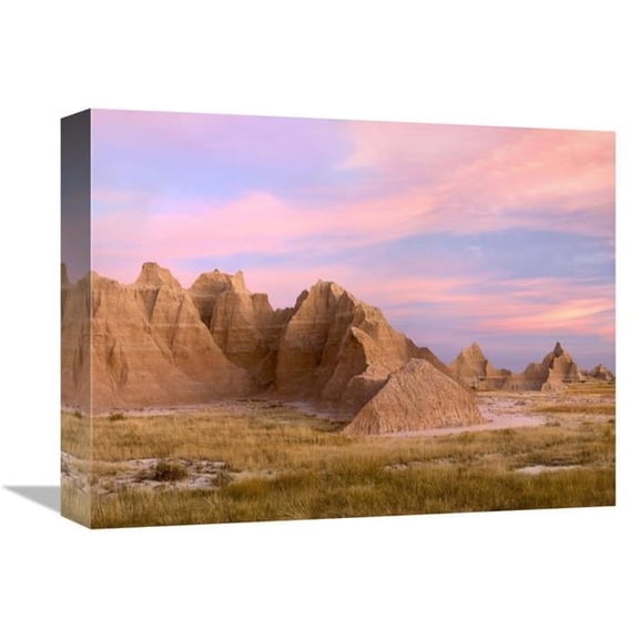 12 x 16 in. Sandstone Striations & Erosional Features, Badlands National Park, South Dakota Art Print - Tim Fitzharris