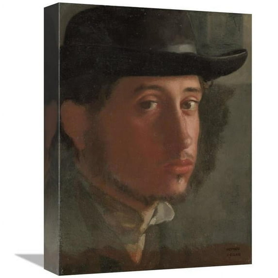 12 x 16 in. Self-Portrait Art Print - Edgar Degas