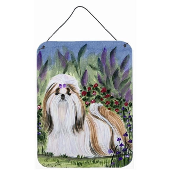 12 x 16 in. Shih Tzu Aluminum Metal Wall & Door Hanging Prints