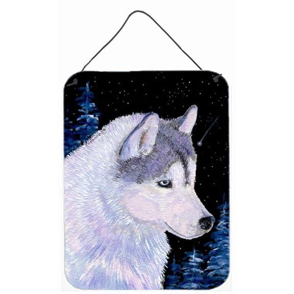 12 x 16 in. Siberian Husky Aluminium Metal Wall Or Door Hanging Prints